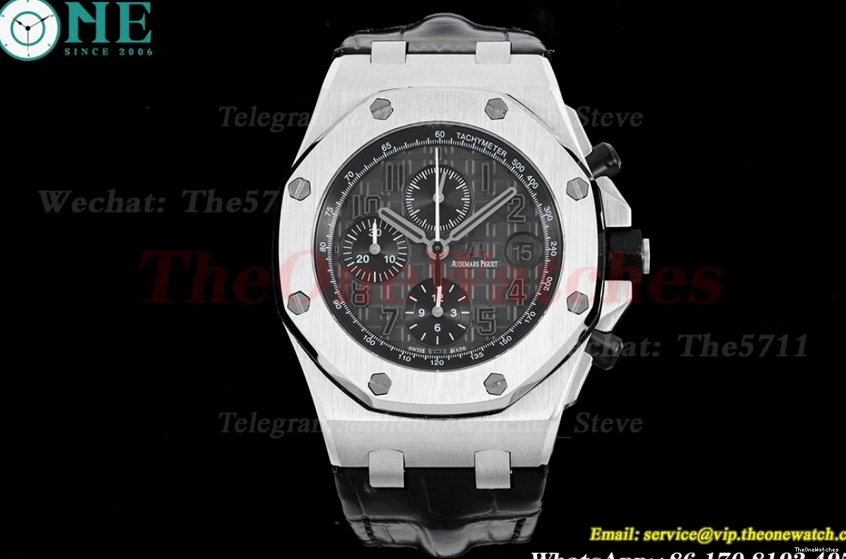 Num LE Royal Grey Oak Offshore RSF SS Mod A3126 42mm 0424